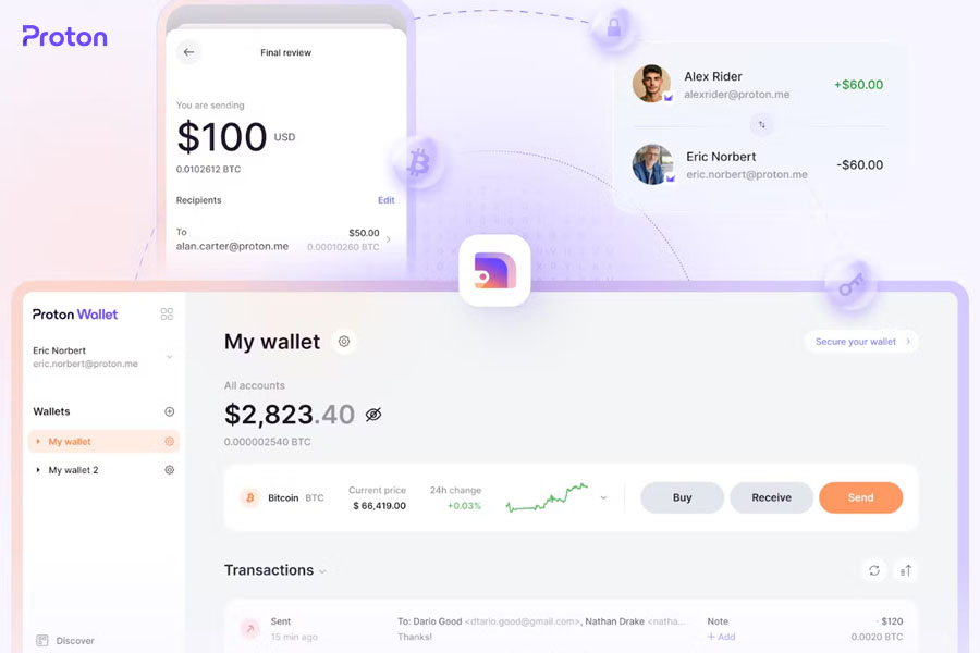 proton-wallet Proton Wallet: Your digital safe, simple and secure