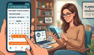 Calendario inteligente de excepciones para restaurantes: Sincronización en tiempo real de horarios, reservas y comida para llevar